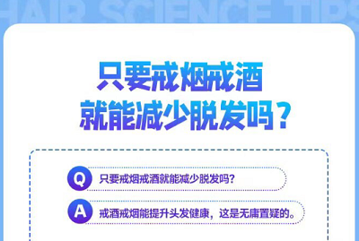 戒烟戒酒对改善脱发有帮助吗？